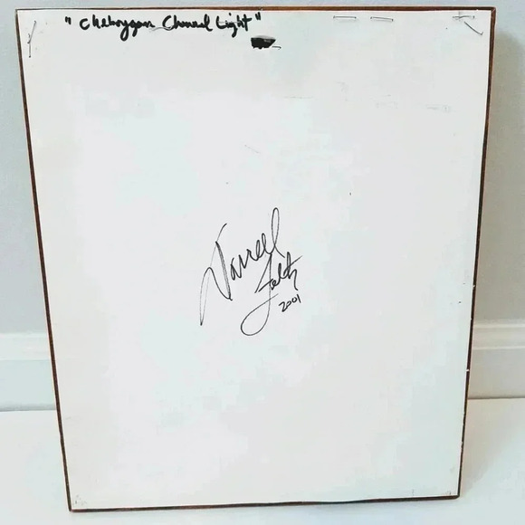 Cheboygan Crib Light Michigan Photo Mounted Framed - Picture 3 of 5